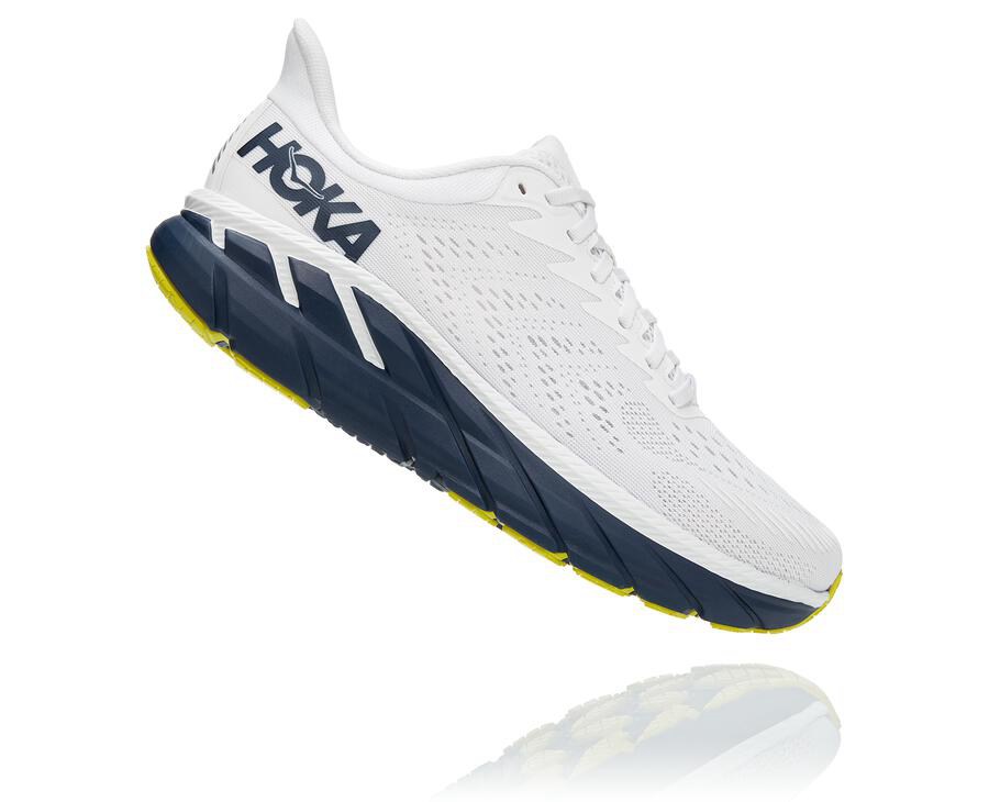 Tenis Hoka One One Masculino Branco/Pretas - Clifton 7 - 368-ZHRAPF